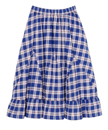 SWITCH OVER CHECK SKIRT