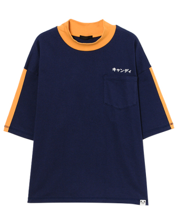 CANDY LETTERING HIGHNECK TOPS