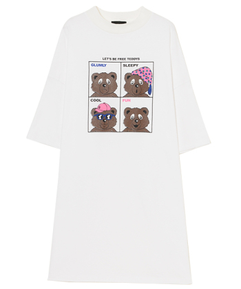 LET'S BE FREE TEDDYS TEE OP