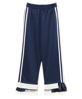 FABRIC MIXED JERSEY PANTS