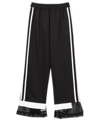 FABRIC MIXED JERSEY PANTS