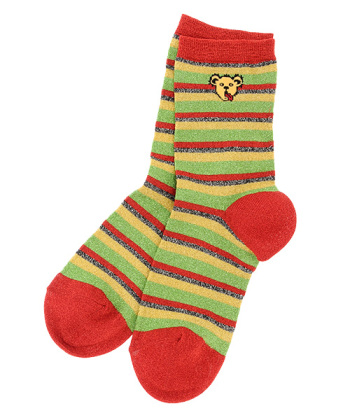 WEIRD BEAR MULTI LAME SOCKS