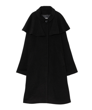FRILL COLLAR COAT