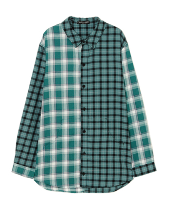 CHECK SWITCHED SHIRT