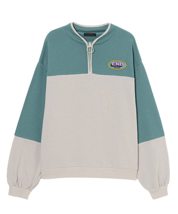 HALF ZIP SWEAT