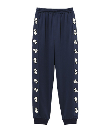 TO BE LAZY PANDA JERSEY PANTS