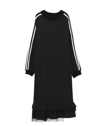 FRILL TRIMMED ONE-PIECE