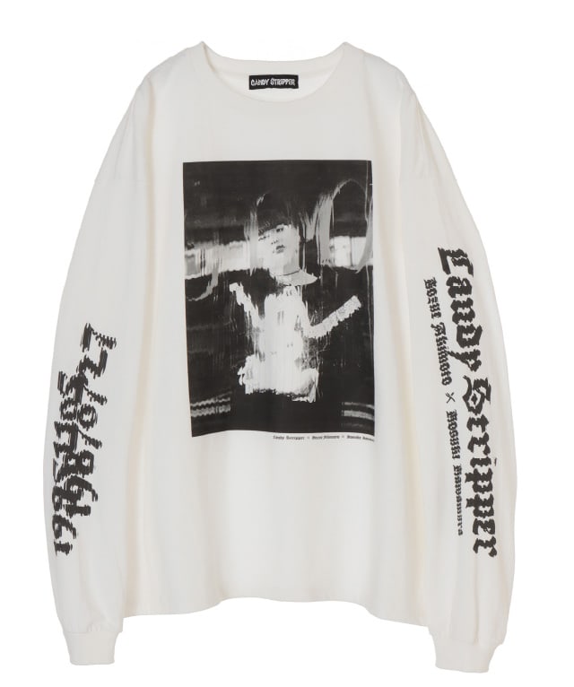 河村康輔×秋元梢× Candy Stripper PHOTO COLLAGE L/S TEE MONO