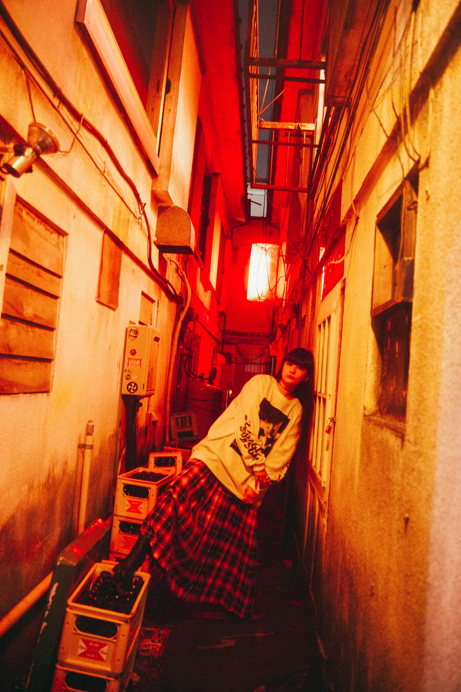 ZIP HOODIE / FLARE VOLUME PANTS --1