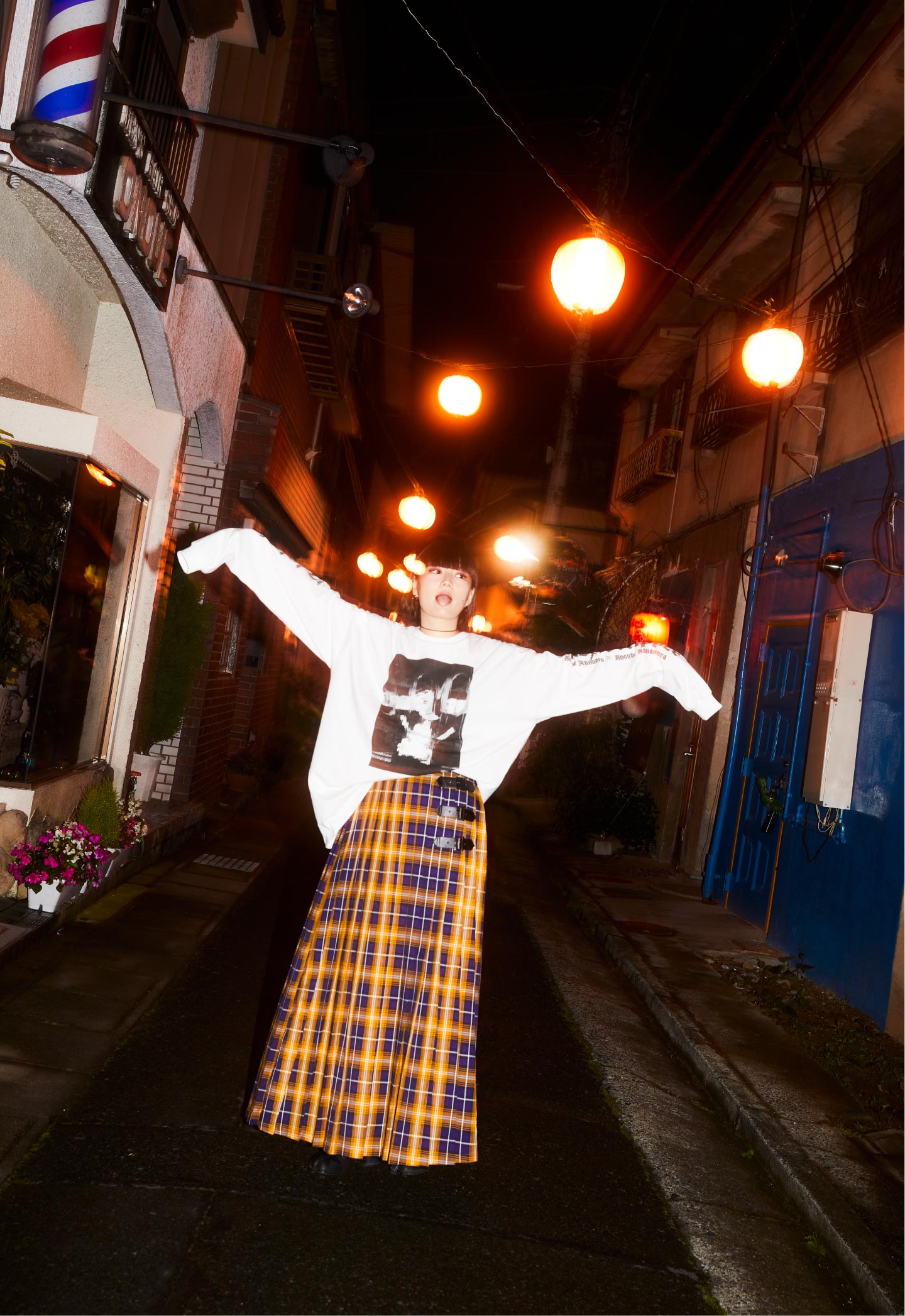 ZIP HOODIE / FLARE VOLUME PANTS --4