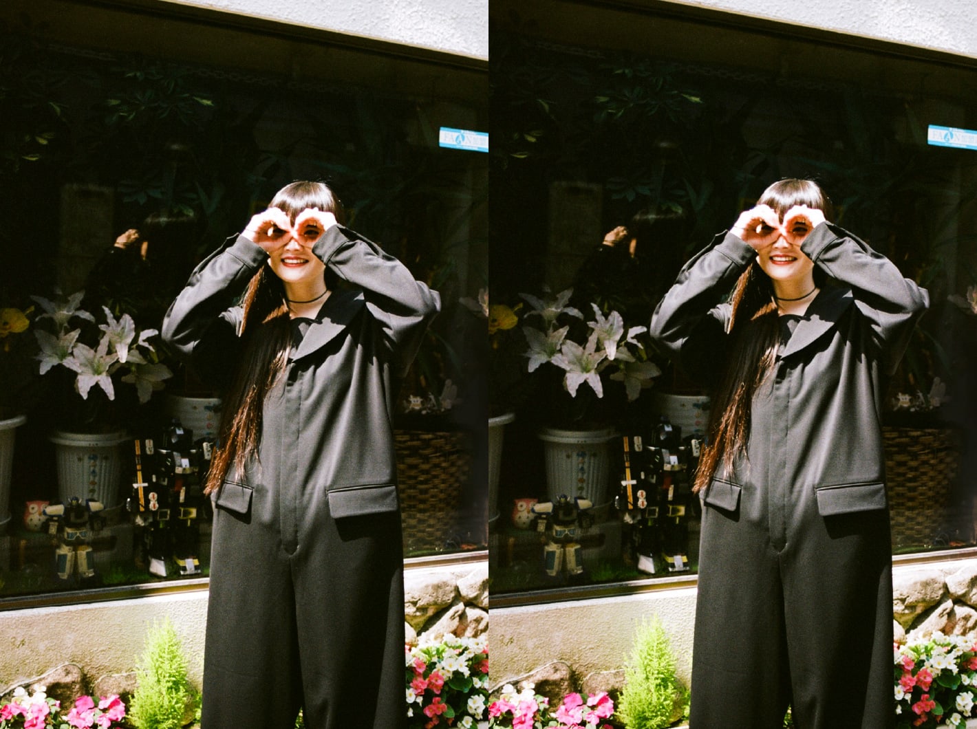 ZIP HOODIE / FLARE VOLUME PANTS --3