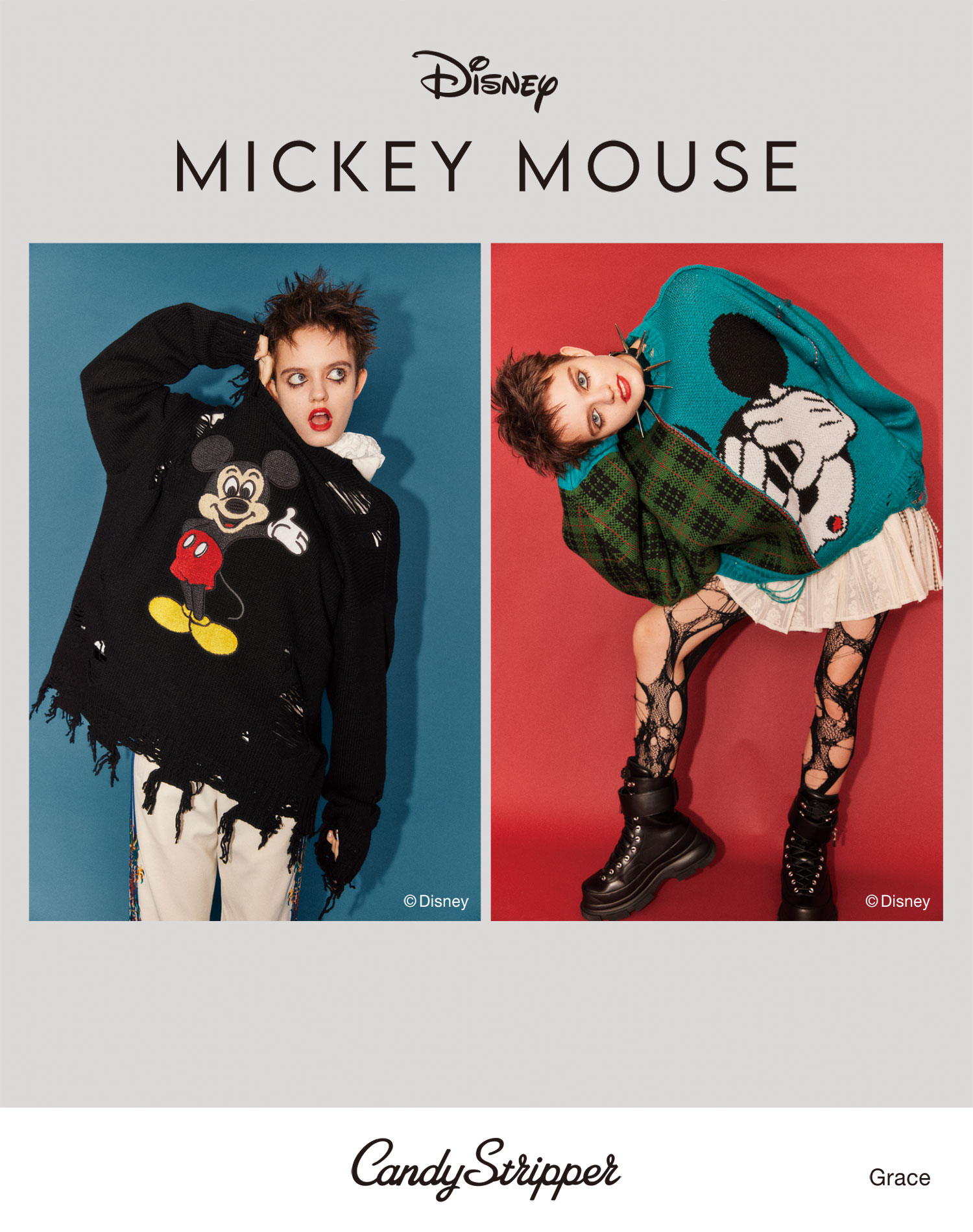 Disney MICKEY MOUSE×Candy Stripper