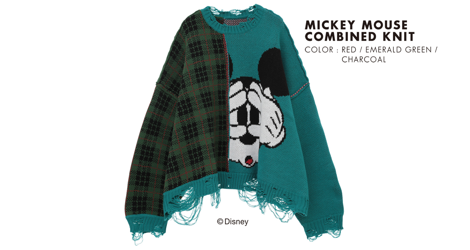 MICKEY MOUSE COMBINED KNIT