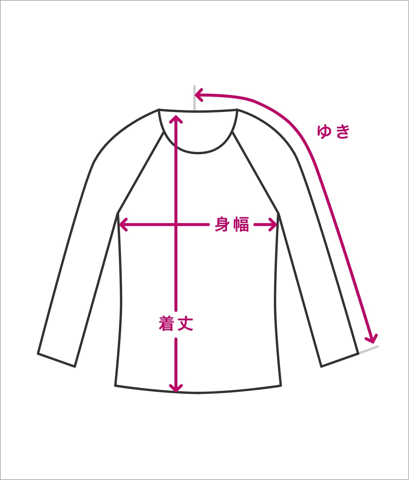 ラグランスリーブ