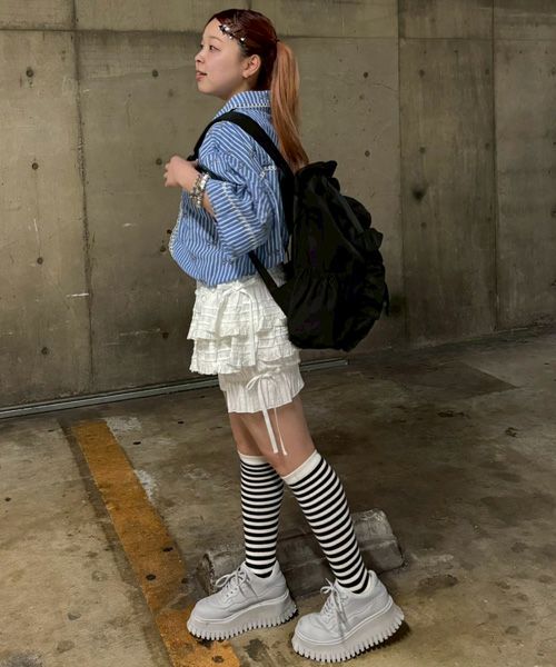 BELOVED FRILL BACKPACK | Candy Stripper（キャンディ ストリッパー