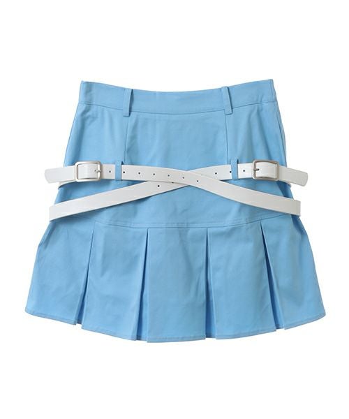 CROSS BELTED MINI SKIRT | Candy Stripper（キャンディ ストリッパー