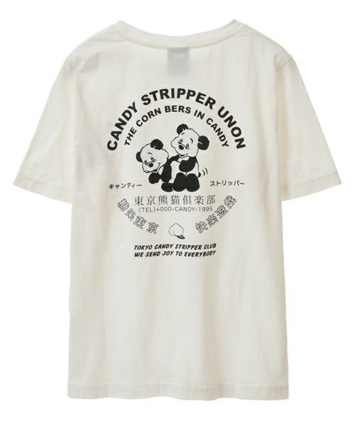 TOKYO PANDA CLUB TEE | Candy Stripper（キャンディ ストリッパー