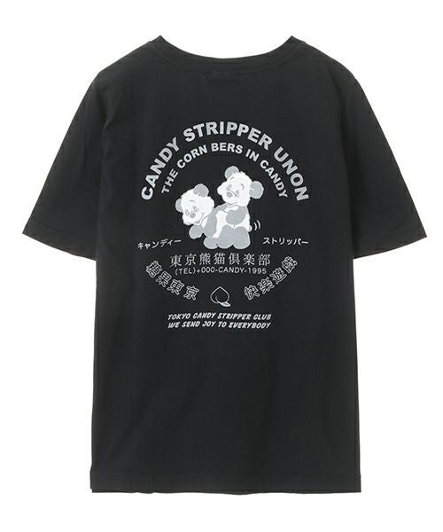 TOKYO PANDA CLUB TEE | Candy Stripper(キャンディ ストリッパー TOKYO PANDA CLUB TEE | Candy Stripper(キャンディ ストリッパー
