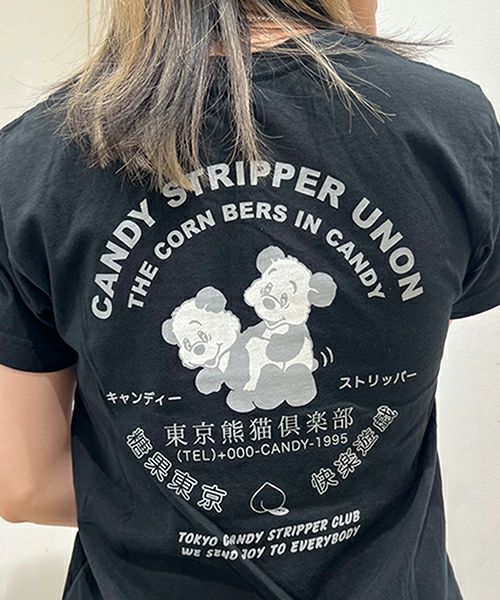 TOKYO PANDA CLUB TEE | Candy Stripper（キャンディ ストリッパー