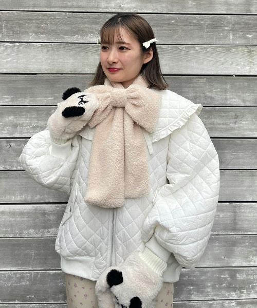 BOA RIBBON MUFFLER | Candy Stripper（キャンディ ストリッパー