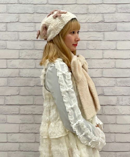 BOA RIBBON MUFFLER | Candy Stripper（キャンディ ストリッパー