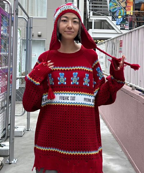 ANARCHY BEAR NORDIC KNIT | Candy Stripper（キャンディ ストリッパー