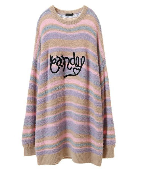 LOLLIPOP MULTI BORDER KNIT | Candy Stripper（キャンディ