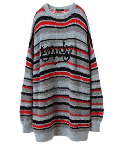 LOLLIPOP MULTI BORDER KNIT | Candy Stripper（キャンディ