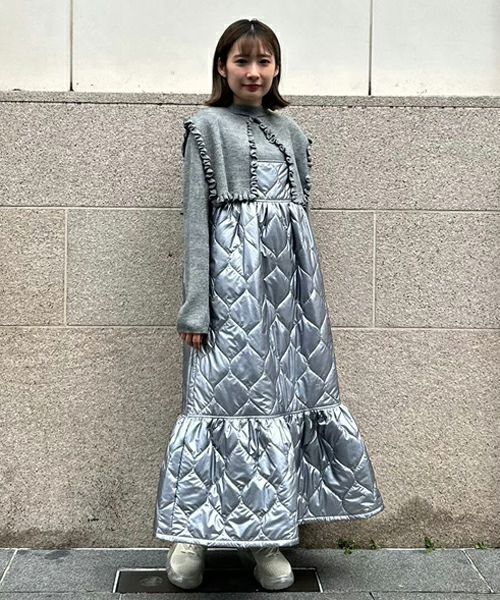 SHINY QUILTING ONE-PIECE | Candy Stripper（キャンディ ストリッパー