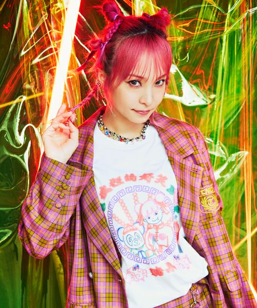 LiSA】LISA＆PEPE NEON SIGN TEE | Candy Stripper（キャンディ