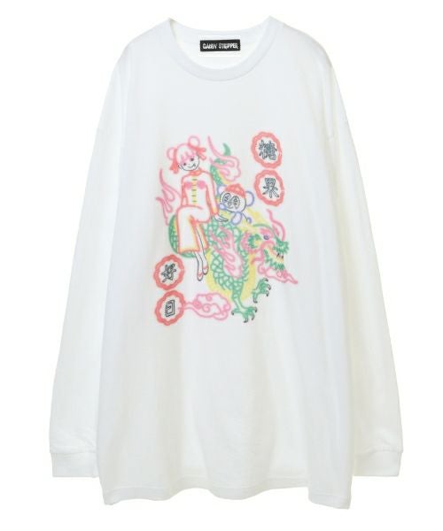 LiSA】ANOTHER Great Day NEON SIGN L/S TEE | Candy Stripper