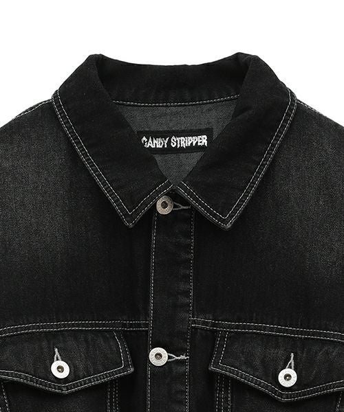 COMBINED DENIM JACKET | Candy Stripper（キャンディ ストリッパー