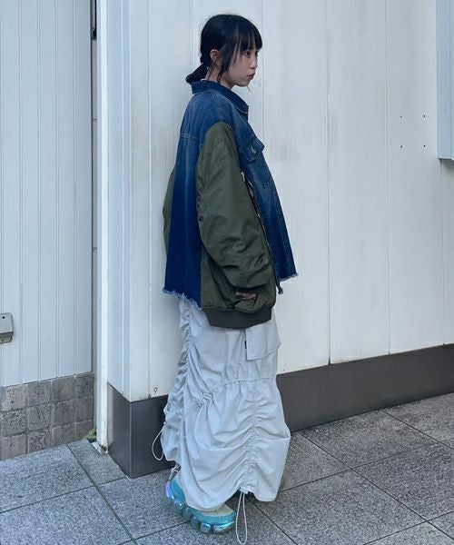 COMBINED DENIM JACKET | Candy Stripper（キャンディ ストリッパー