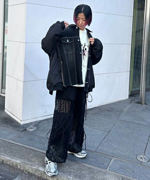 COMBINED DENIM JACKET | Candy Stripper（キャンディ ストリッパー