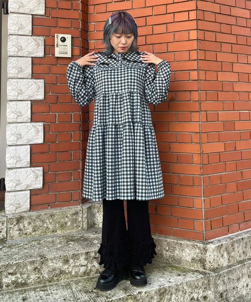 TINY RIBBON CHECK DRESS | Candy Stripper（キャンディ ストリッパー
