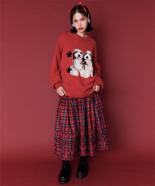 TWIN PUPPIES KNIT | Candy Stripper（キャンディ ストリッパー