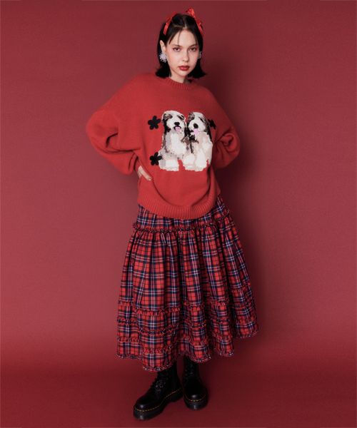 TWIN PUPPIES KNIT | Candy Stripper（キャンディ ストリッパー