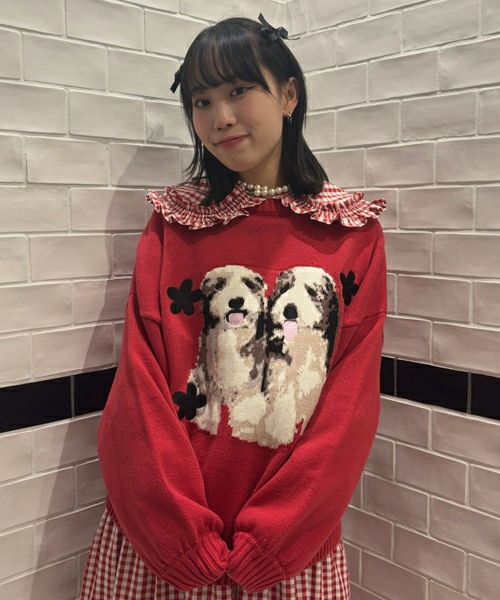 TWIN PUPPIES KNIT | Candy Stripper（キャンディ ストリッパー