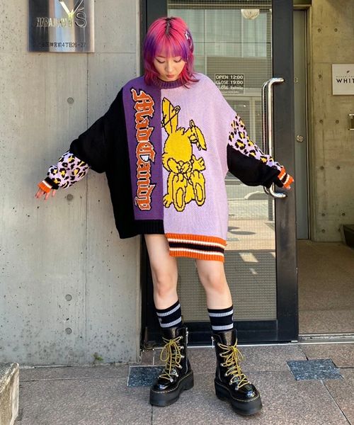 MAD CANDY CRAZY PATTERN KNIT | Candy Stripper（キャンディ