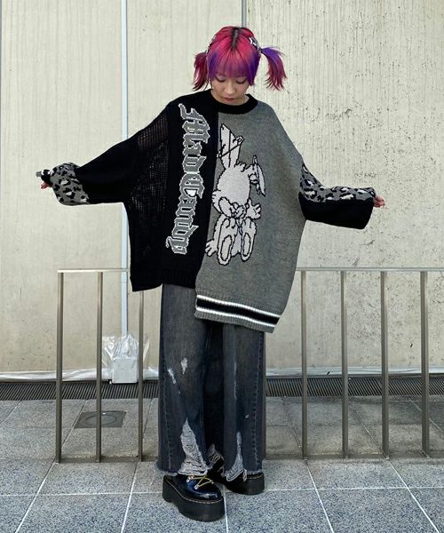 MAD CANDY CRAZY PATTERN KNIT | Candy Stripper（キャンディ