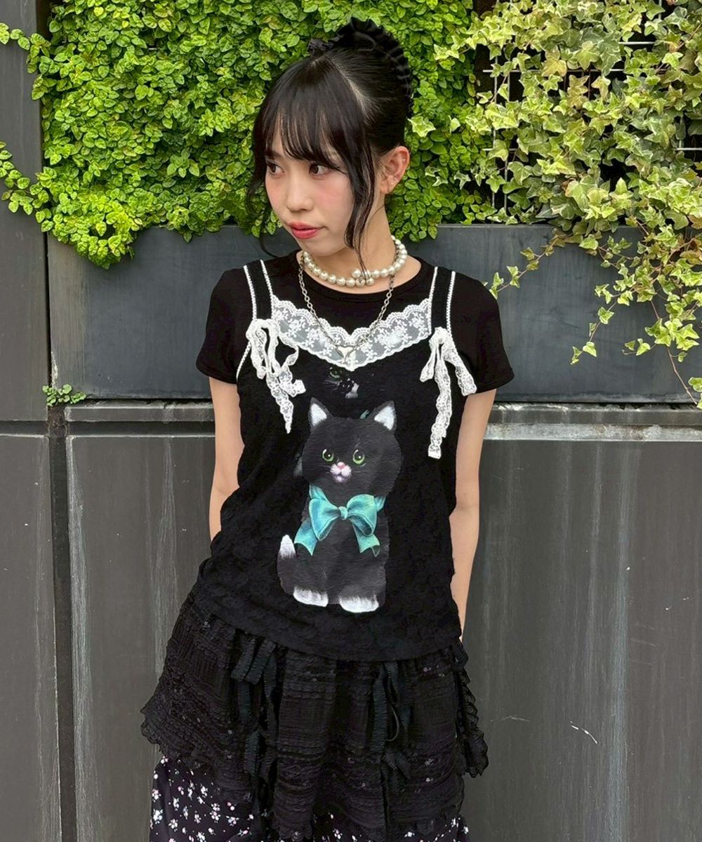 LACY APRON SKIRT | Candy Stripper（キャンディ ストリッパー