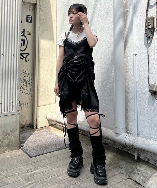 RHINESTONE BUNNY LINGERIE DRESS | Candy Stripper（キャンディ