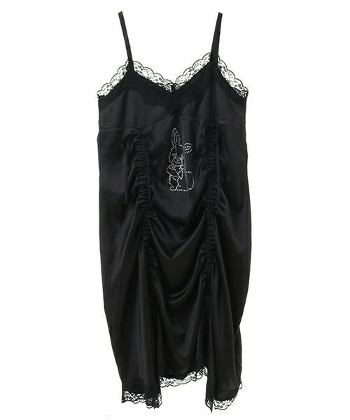 RHINESTONE BUNNY LINGERIE DRESS | Candy Stripper（キャンディ