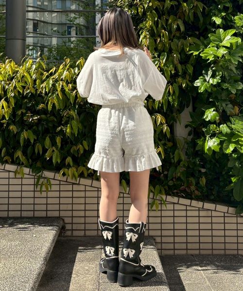 RIBBON WESTERN BOOTS | Candy Stripper（キャンディ ストリッパー