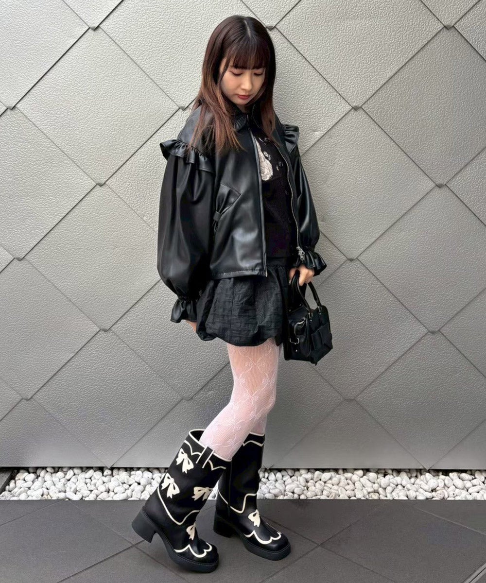 RIBBON WESTERN BOOTS | Candy Stripper（キャンディ ストリッパー