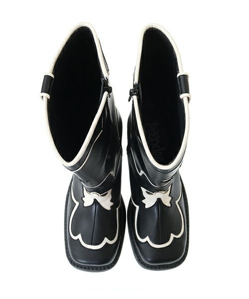 RIBBON WESTERN BOOTS | Candy Stripper（キャンディ ストリッパー