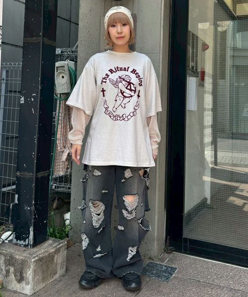 ANARCHY ANGEL LAYERED TOPS | Candy Stripper（キャンディ