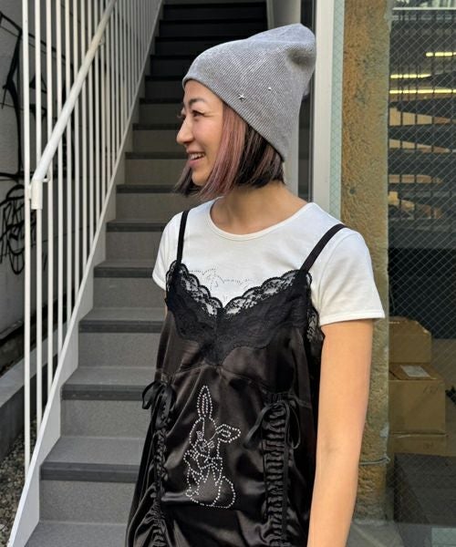 FIRE BUTTERFLY BEANIE | Candy Stripper（キャンディ ストリッパー