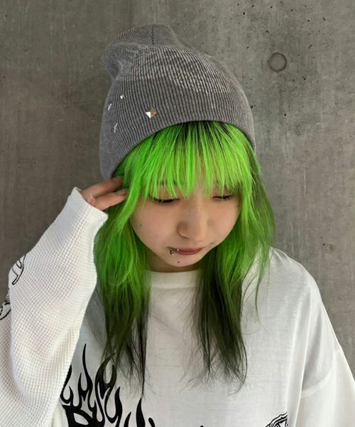 FIRE BUTTERFLY BEANIE | Candy Stripper（キャンディ ストリッパー