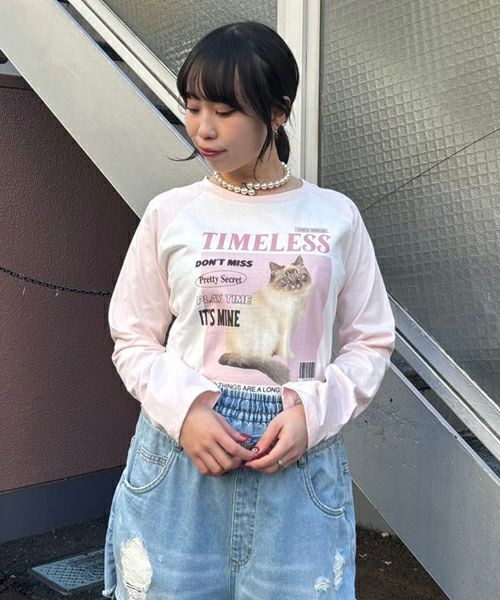 FLOWER PEPE CHINA BLOUSE | Candy Stripper（キャンディ ストリッパー